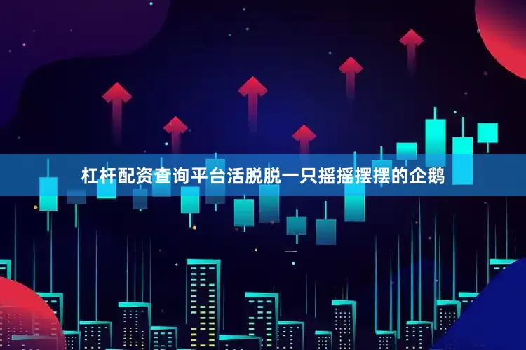 杠杆配资查询平台活脱脱一只摇摇摆摆的企鹅