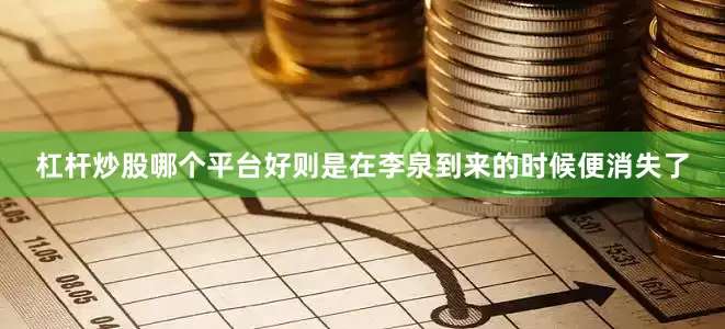 杠杆炒股哪个平台好则是在李泉到来的时候便消失了
